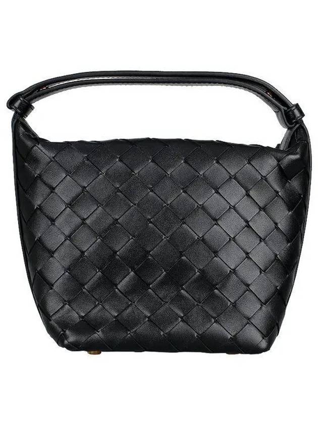 Bottega Veneta Candy Wallace Intrecciato Tote Bag Black