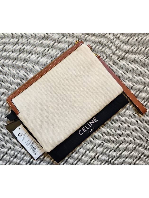 CELINE carriage strap clutch bag
