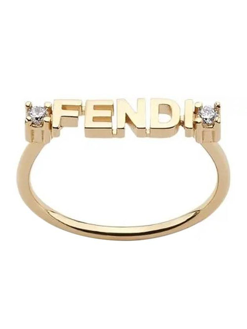 Fendi Signature Ring Gold