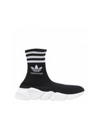 Balenciaga Adidas Speed High Top Sneakers Black