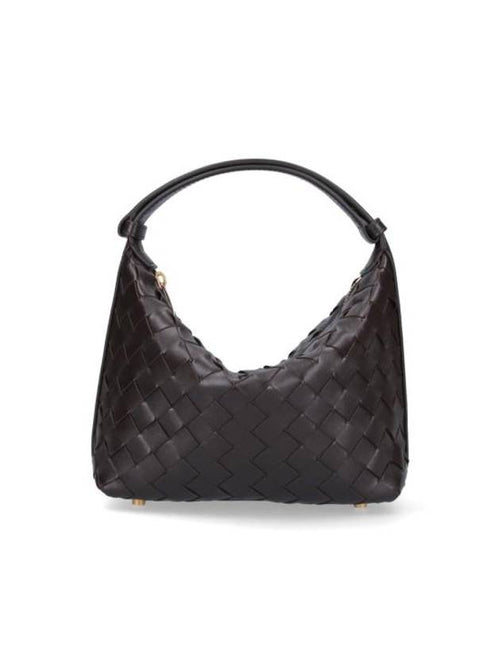 Bottega Veneta Intrecciato Small Leather Shoulder Bag Brown