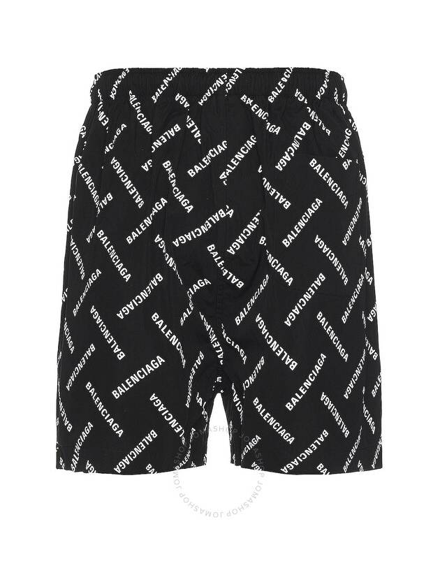 Balenciaga short pants 719975TPLA4 1070 BLACK WHITE