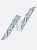 Miss Dior Allover Mitzah Silk Twill Scarf Blue Dior