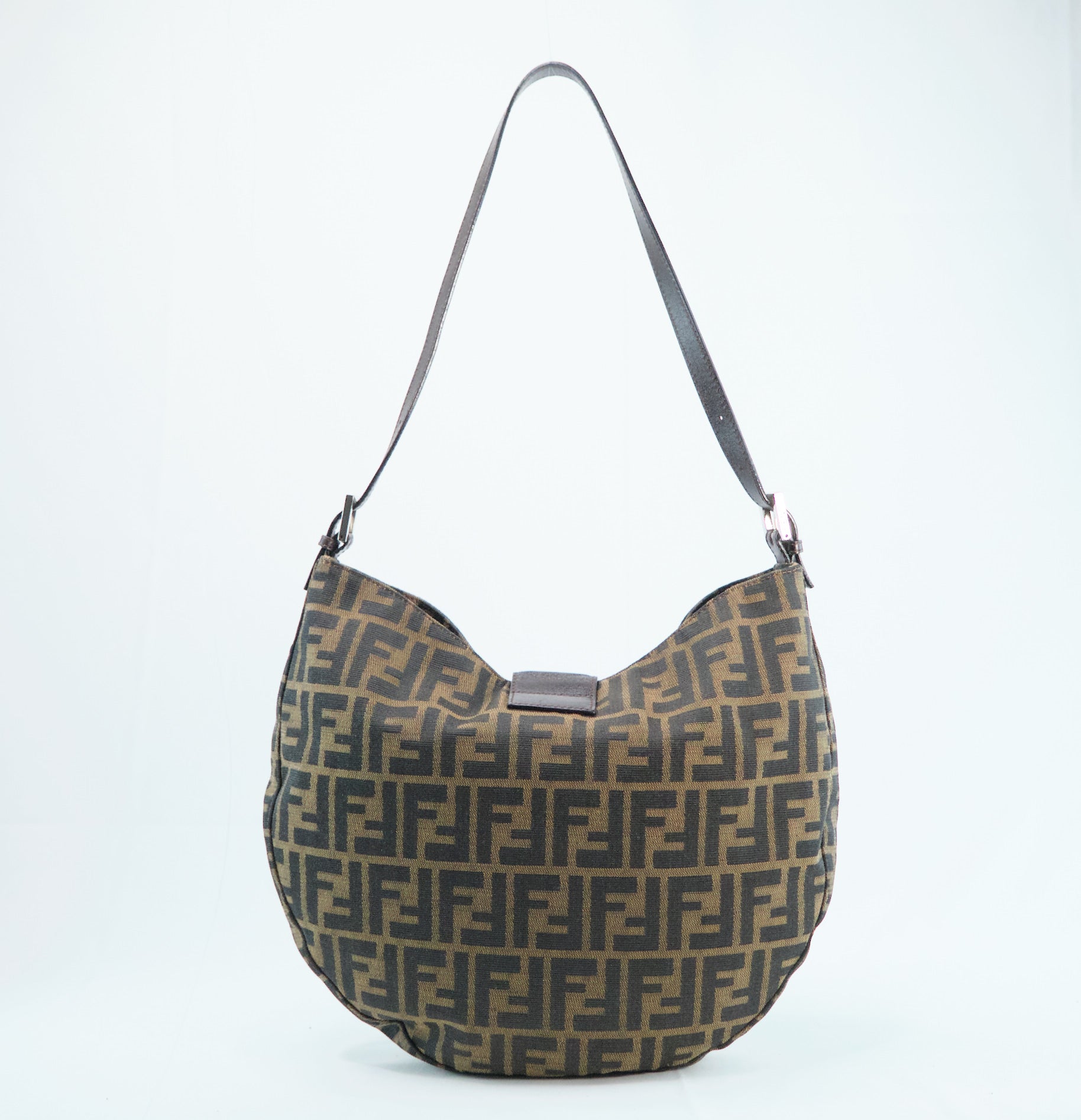 Fendi Zucca Canvas Hobo Bag - '10s