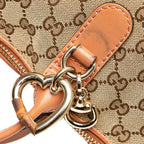 Gucci Heartbit GG Canvas 2way bag