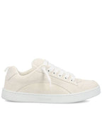 CELINE Huntington Triomphe Embroidered Low-Top Sneakers Optical White