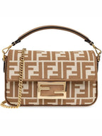 Fendi Baguette Mini Shoulder Bag Nude