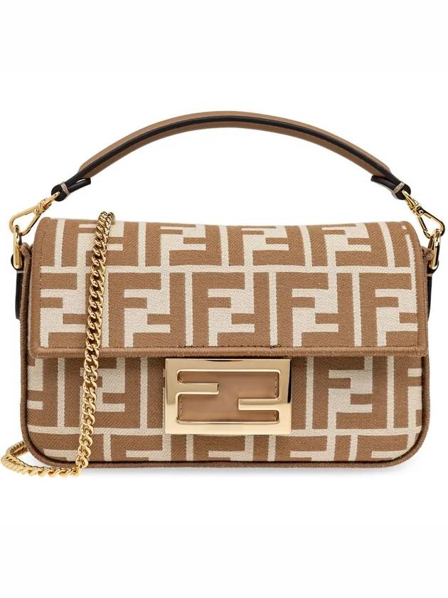 Fendi Baguette Mini Shoulder Bag Nude