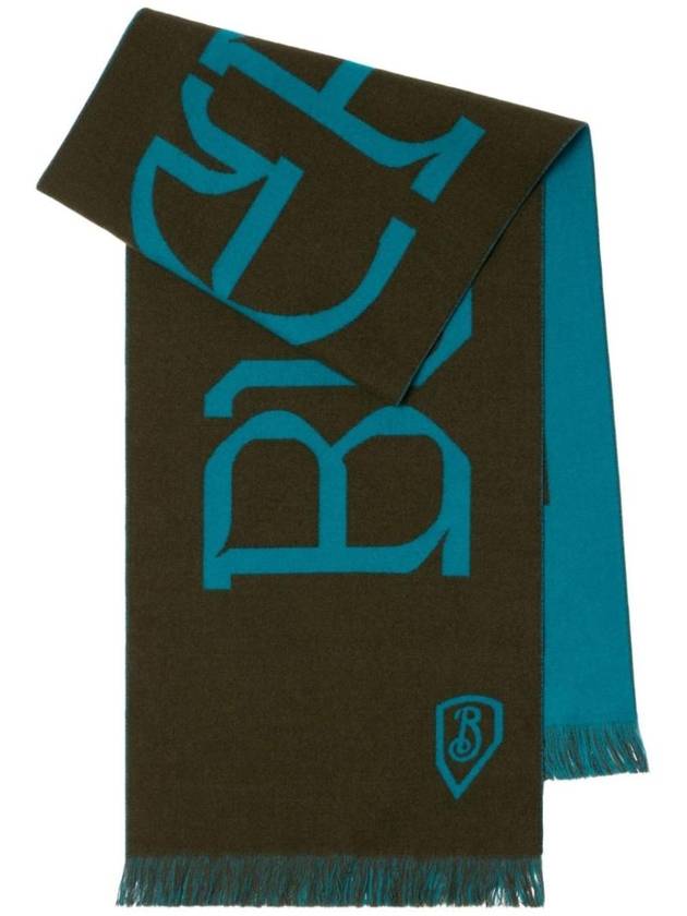 Burberry Logo Wool Scarf Snug