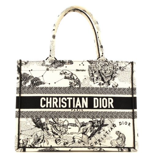 Dior Book Tote Embroidered Canvas Medium