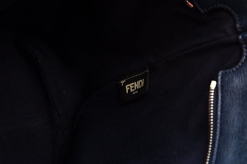 Fendi MONSTER ROLL Red Face Tote