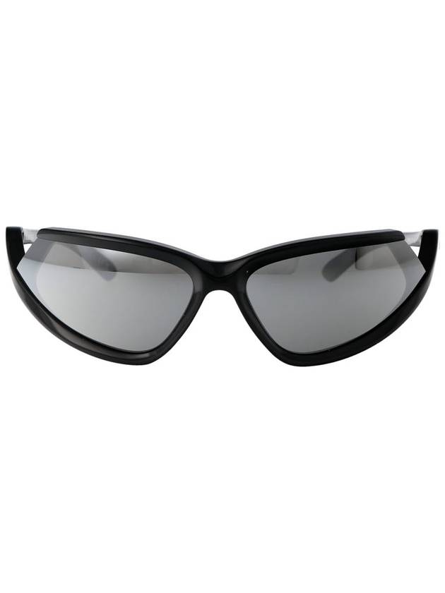 Balenciaga Eyewear Side Expand Mirror Oval Frame Sunglasses