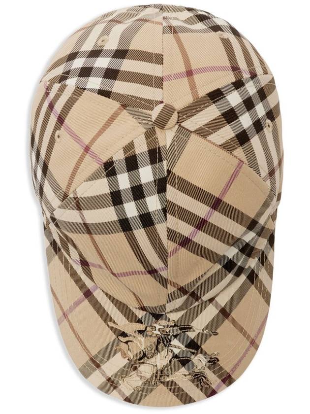 Burberry BURBERRY ESS CHECK BASEBALL CAP