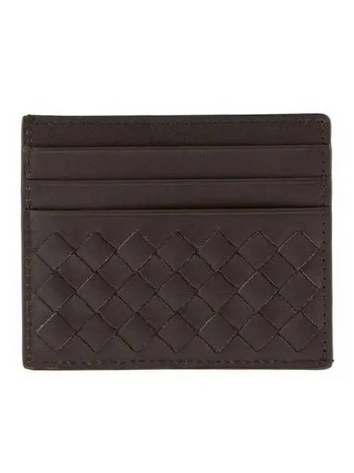 Bottega Veneta Intrecciato Card Wallet Brown