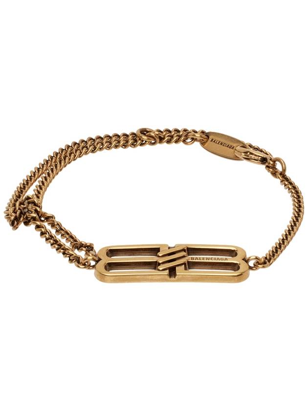 Balenciaga BB Icon Logo Tangled Bracelet