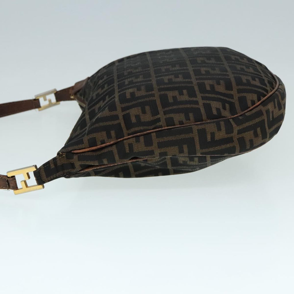 Fendi Zucca  Canvas Shoulder Bag ()