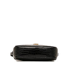 Saint Laurent Lou Bag in Crocodile Black 612544