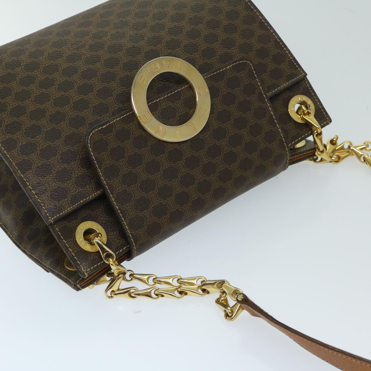 CELINE Macadam Shoulder Bag