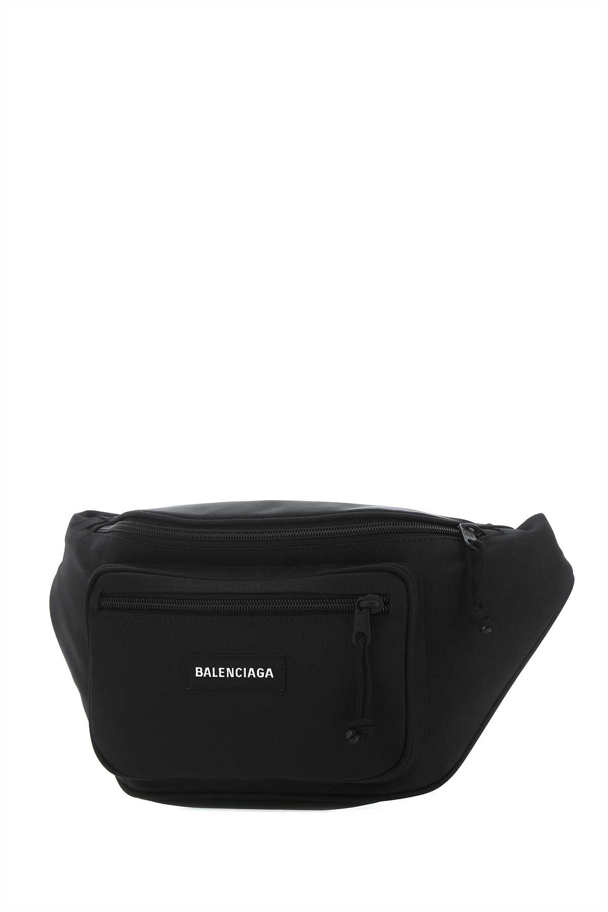 Balenciaga Men Black Nylon Explorer Belt Bag