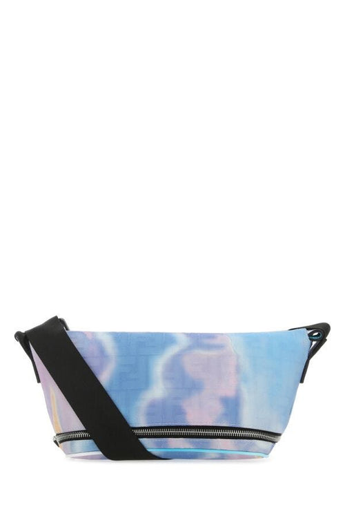 Fendi Man Multicolor Fabric Belt Bag