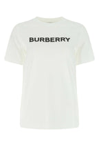 Burberry Women White Cotton T-Shirt