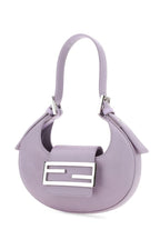 Fendi Woman Lilac Leather Mini Fendi Cookie Handbag