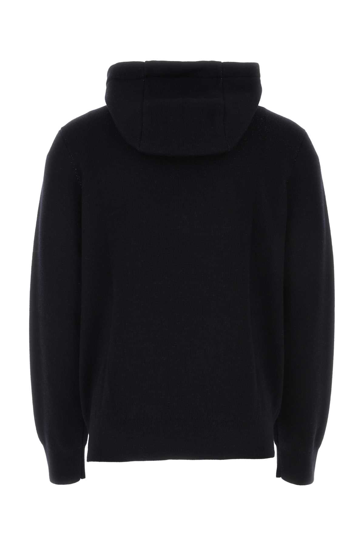 Burberry Men Midnight Blue Cotton Blend Sweatshirt