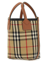 Burberry Women Embroidered Fabric London Bucket Bag