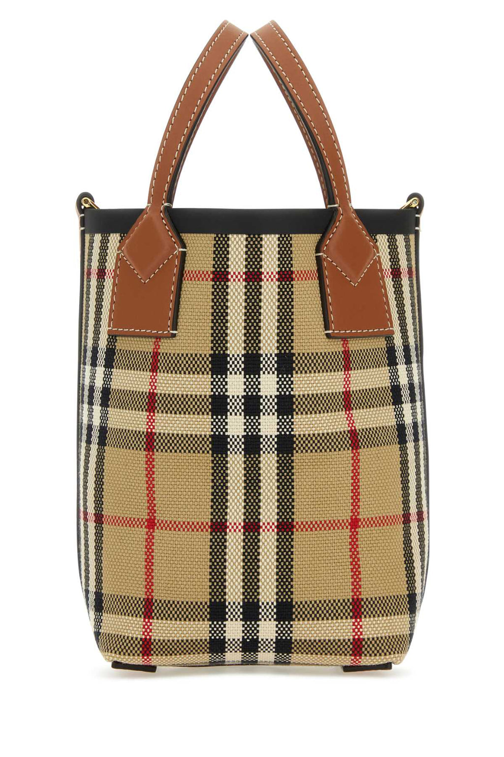 Burberry Women Embroidered Fabric London Bucket Bag