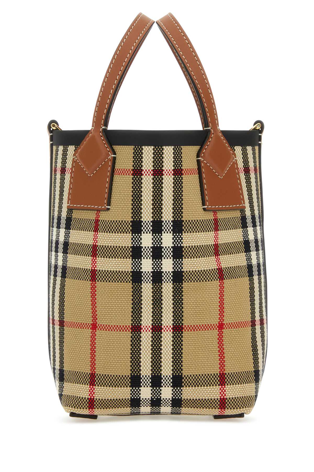Burberry Women Embroidered Fabric London Bucket Bag