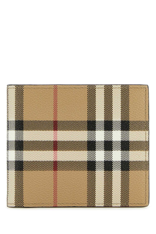 Burberry Men Printed Canvas Wallet