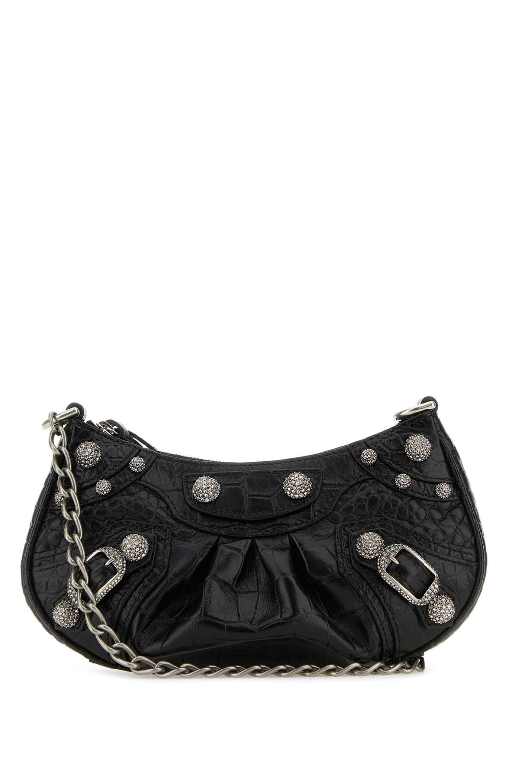 Balenciaga Women Black Leather Le Cagole Mini Handbag