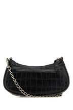 Balenciaga Women Black Leather Le Cagole Mini Handbag