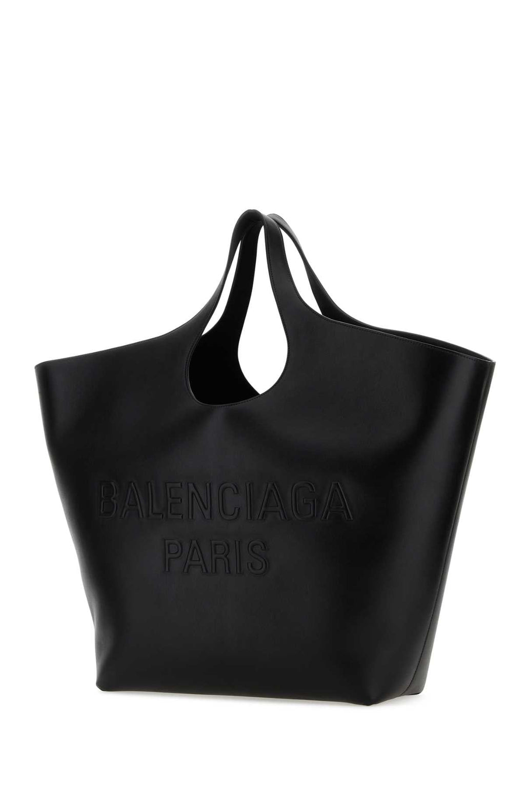 Balenciaga Women Black Leather Large Mary-Kate Shopping Bag
