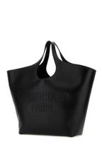Balenciaga Women Black Leather Large Mary-Kate Shopping Bag