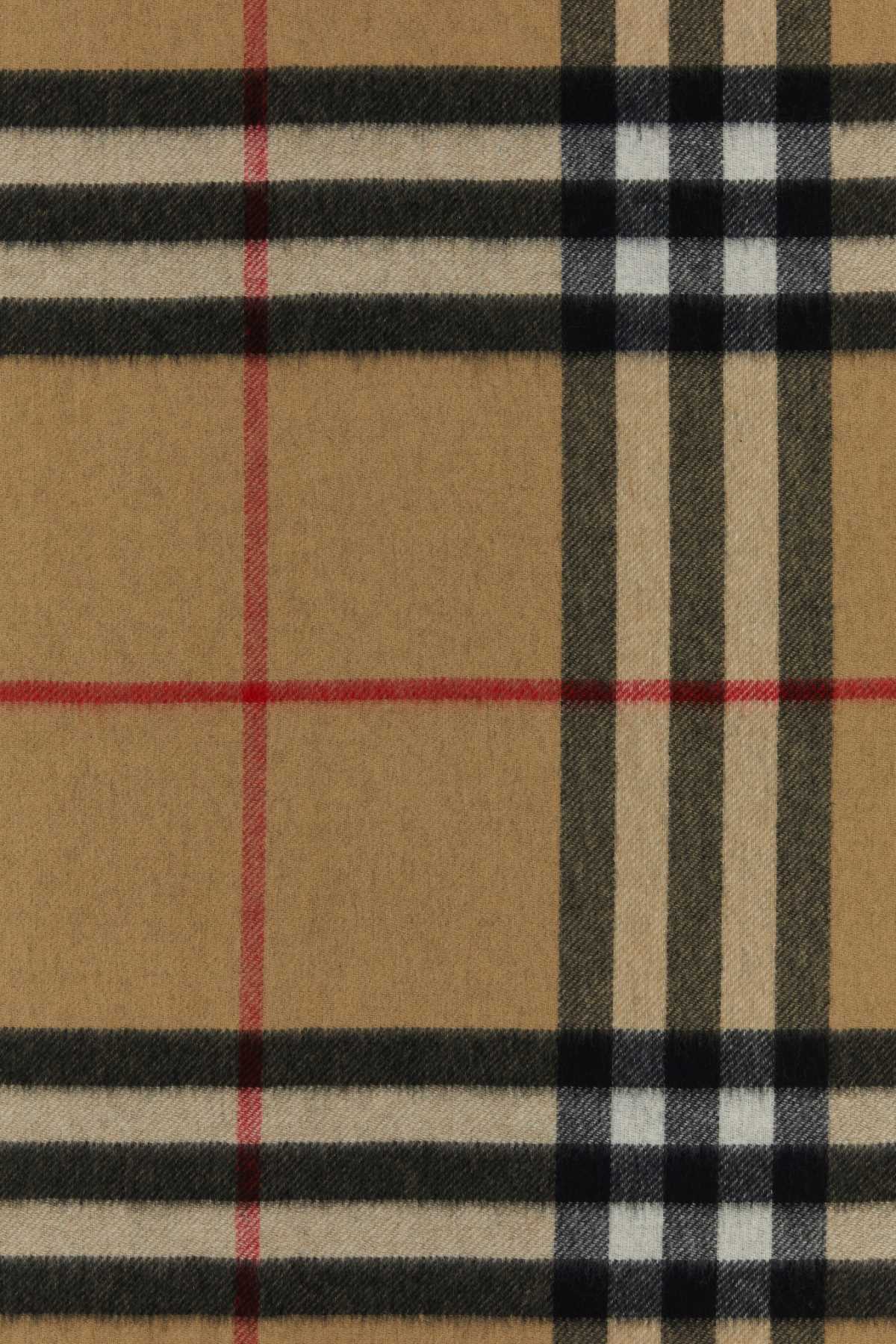 Burberry Unisex Embroidered Cashmere Scarf