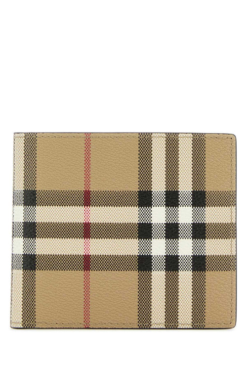 Burberry Men Printed Canvas Wallet