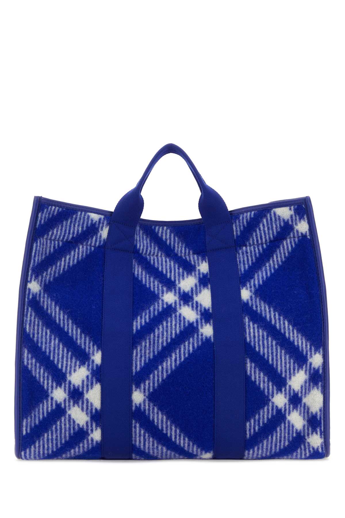 Burberry Men Embroidered Fabric Knight Shopping Bag