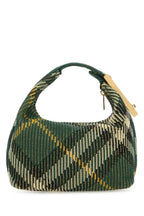 Burberry Women Embroidered Nylon Mini Peg Handbag