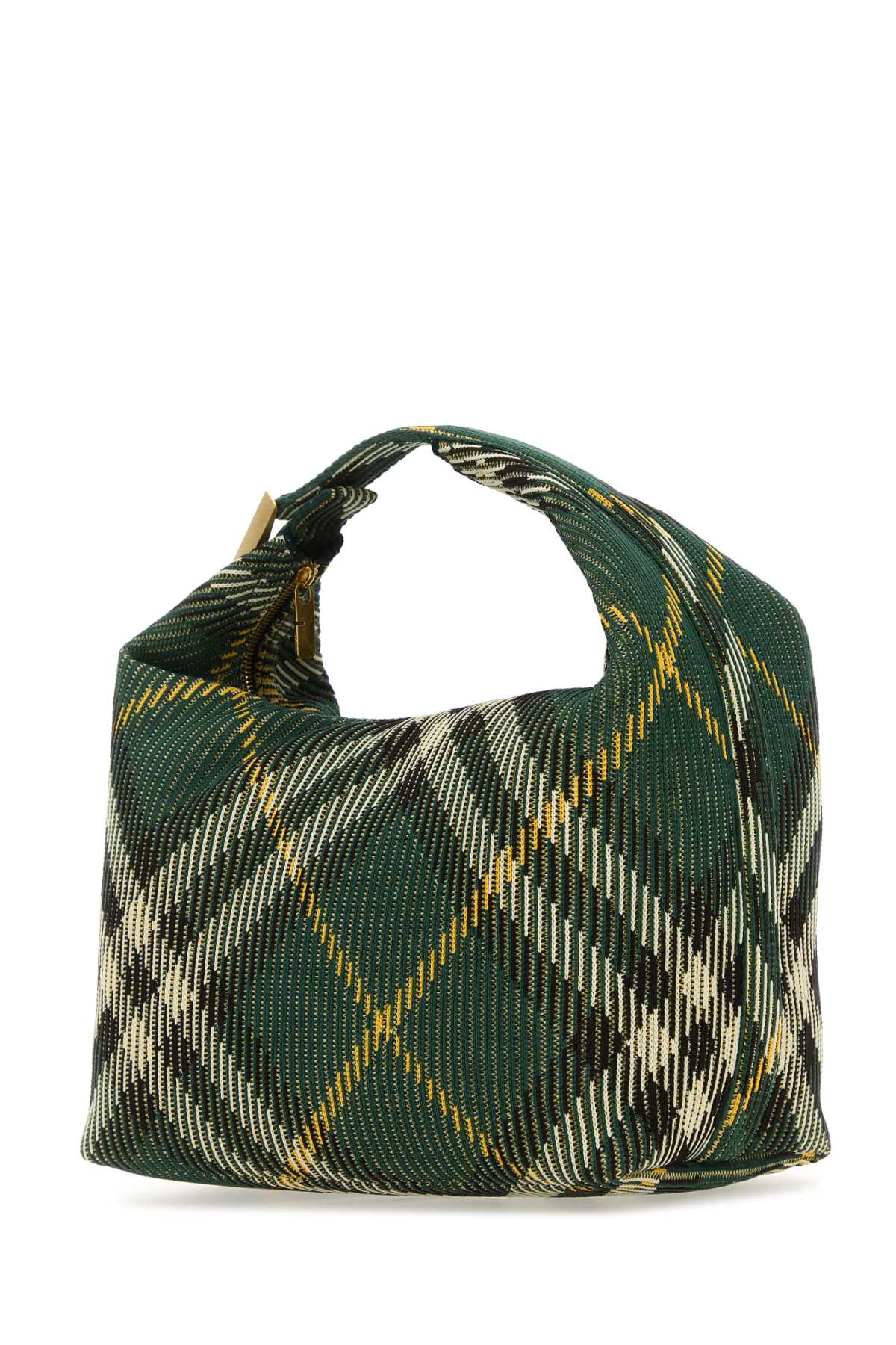 Burberry Women Embroidered Nylon Medium Peg Handbag