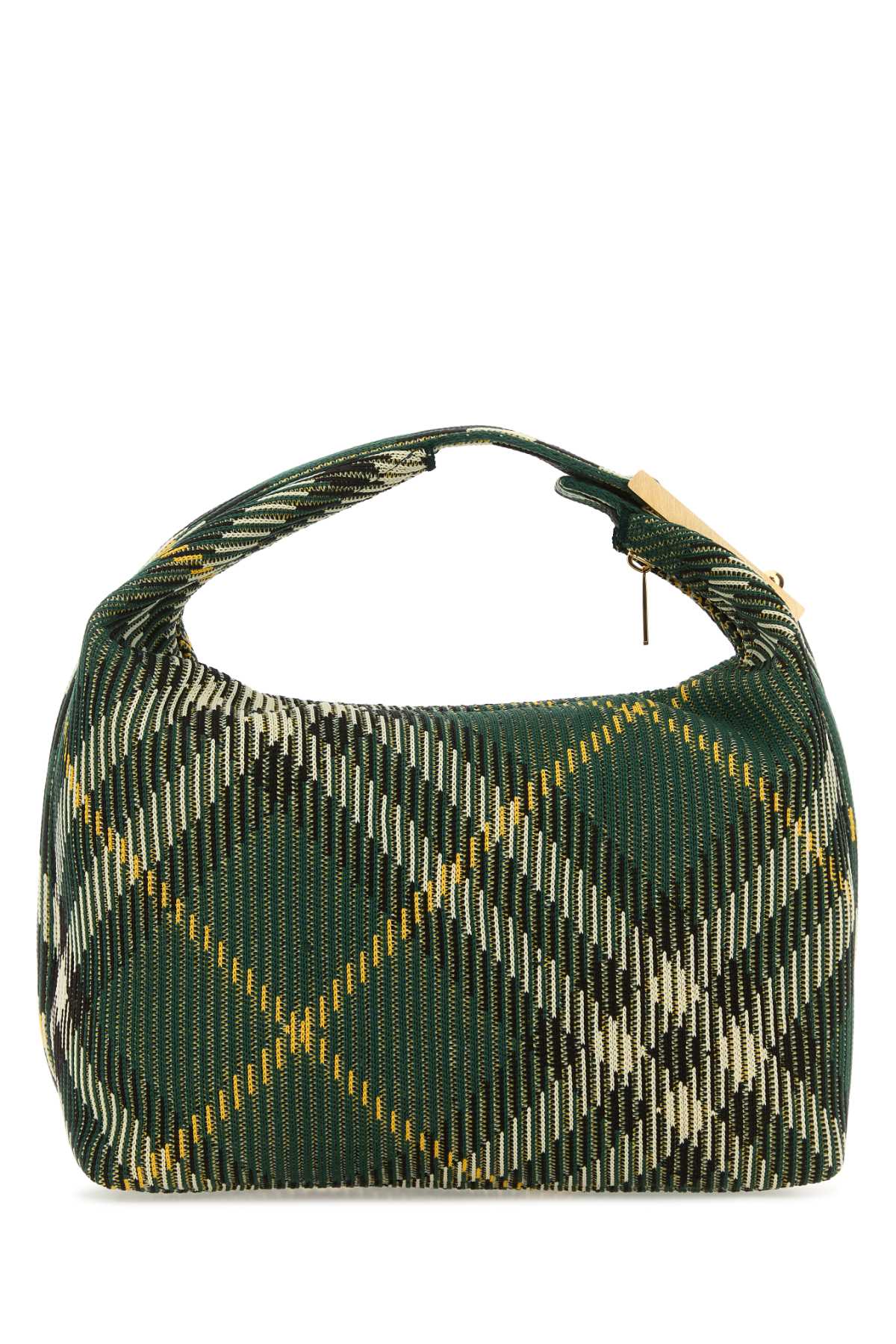 Burberry Women Embroidered Nylon Medium Peg Handbag