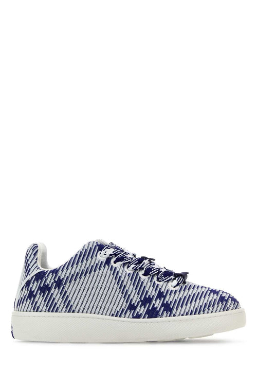 Burberry Men Embroidered Fabric Box Sneakers
