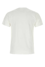 Burberry Men White Cotton T-Shirt
