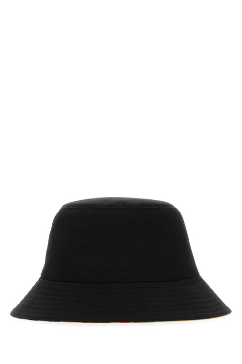 Burberry Women Black Polyester Blend Bucket Hat