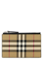 Burberry Men Printed Canvas Card Holder