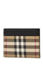 Burberry Men Printed Canvas Card Holder