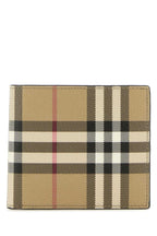 Burberry Men Printed Canvas Wallet