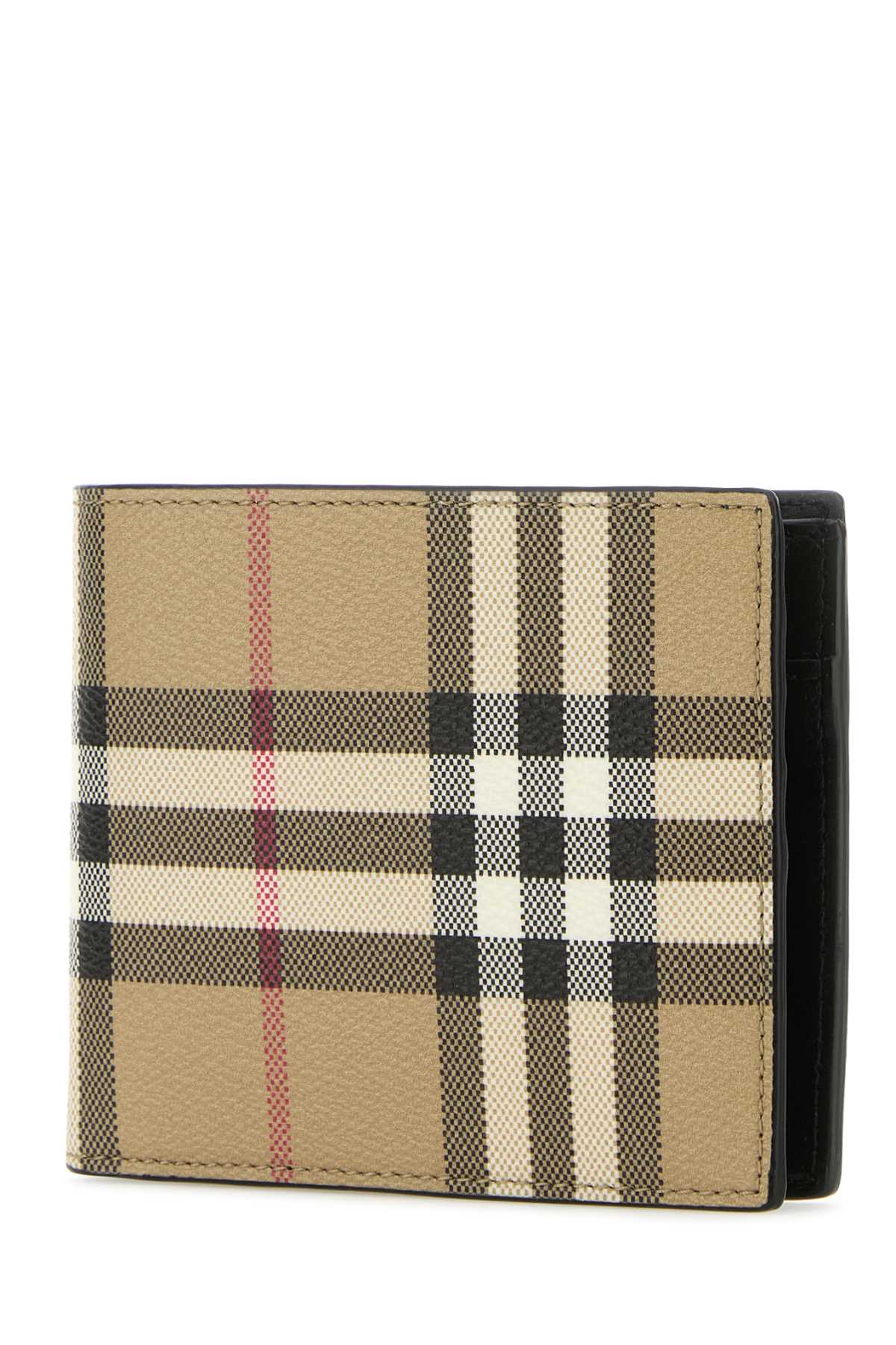 Burberry Men Printed Canvas Wallet