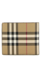 Burberry Men Printed Canvas Wallet