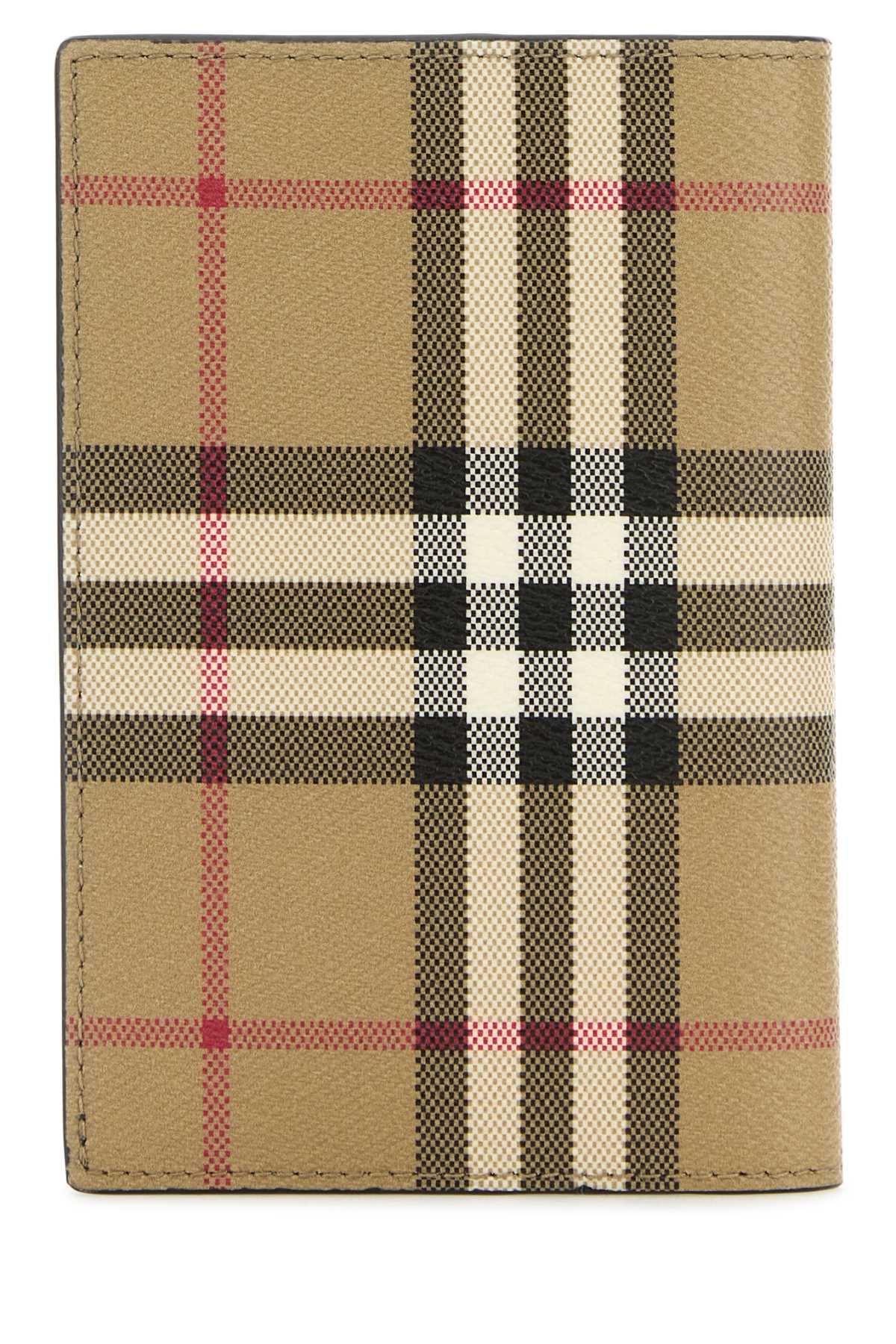 Burberry Men Printed Canvas Wallet